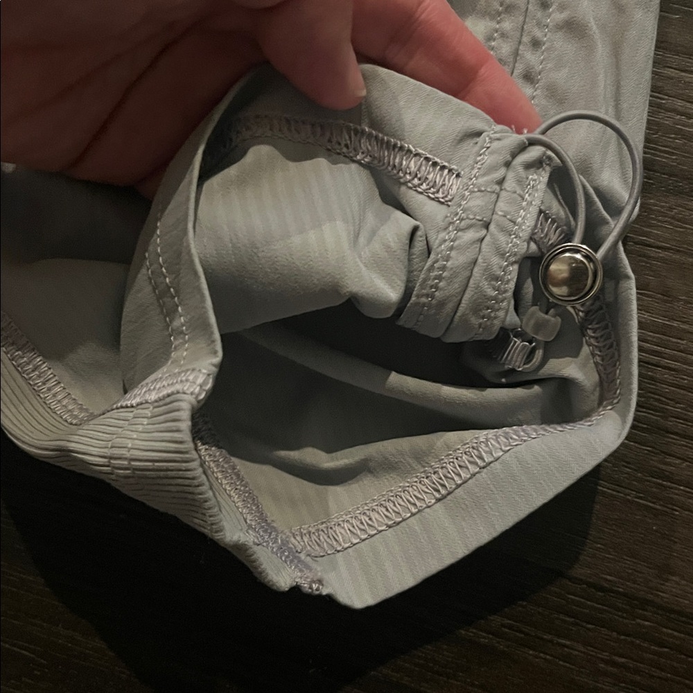 LULULEMON Light gray Ribbed Drawstring Joggers - Picture 5 of 13